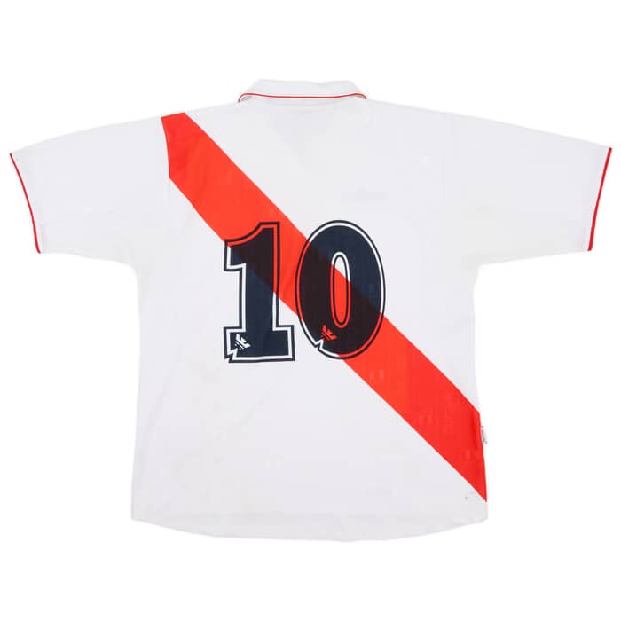 2002 Peru Home Shirt #10 - 5/10 - (XL)