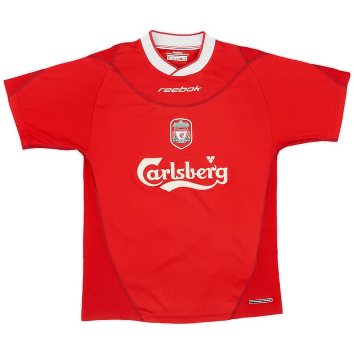 2002-04 Liverpool Home Shirt Gerrard #17 - 8/10 - (S)