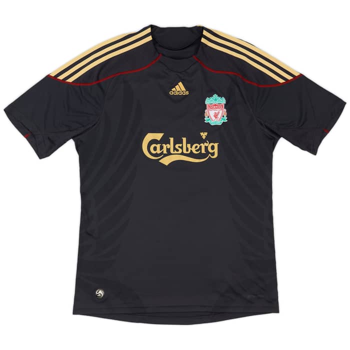 2009-10 Liverpool Away Shirt Gerrard #8 - 6/10 - (L)