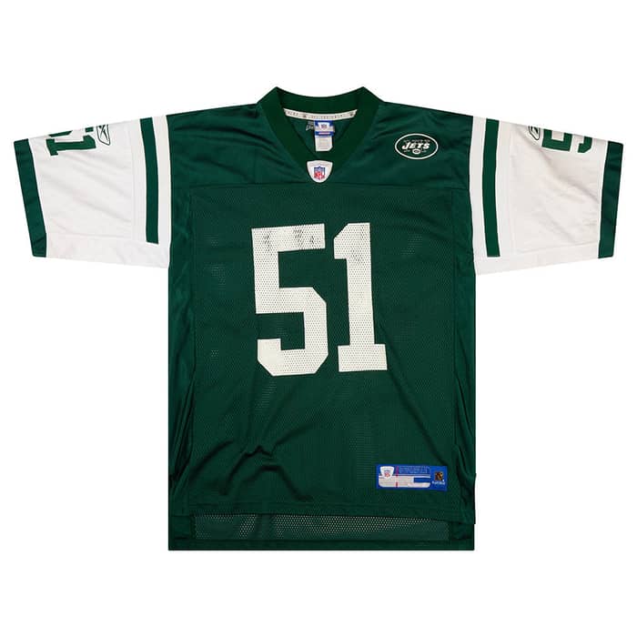 2004 New York Jets J. Vilma #51 Reebok On Field Jersey (Home) M