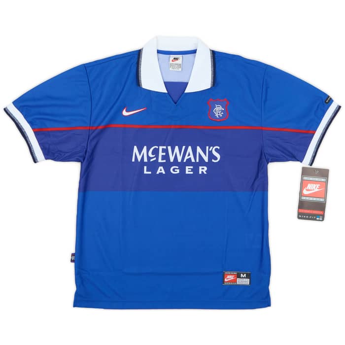 1997-99 Rangers Home Shirt Gascoigne #8 (M)