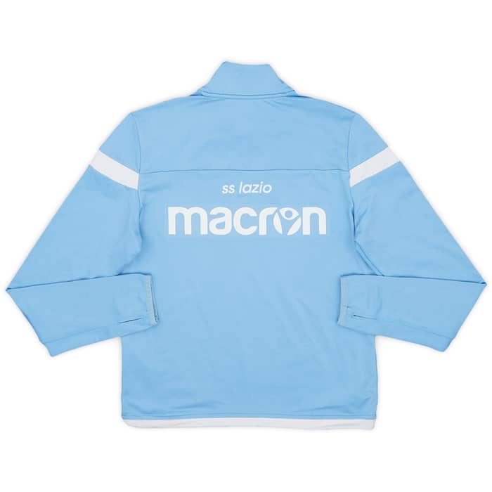 2017-18 Lazio Macron 1/4 Zip Training Top - 9/10 - (M.Boys)