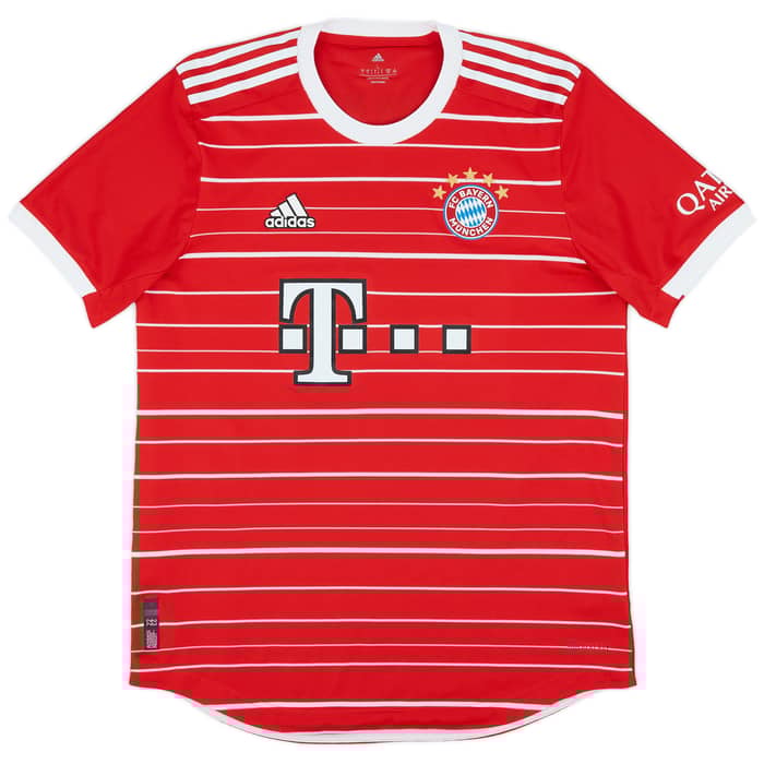 2022-23 Bayern Munich Authentic Home Shirt Kimmich #6 - 9/10 - (L)