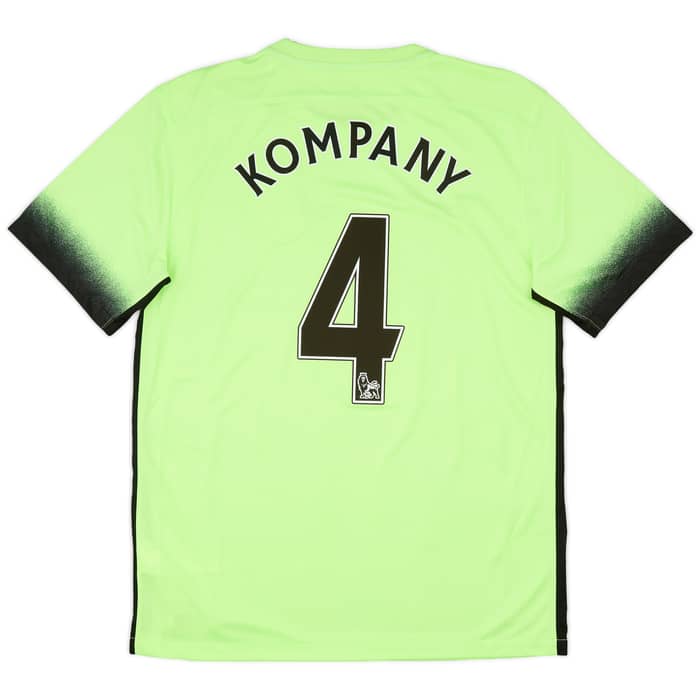2015-16 Manchester City Third Shirt Kompany #4 (M)