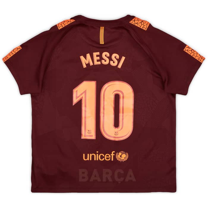 2017-18 Barcelona Third Shirt - 9/10 - (7-8 Years)