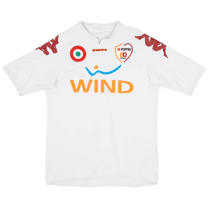 2007-08 Roma Away Shirt Juan #4 - 5/10 - (L)