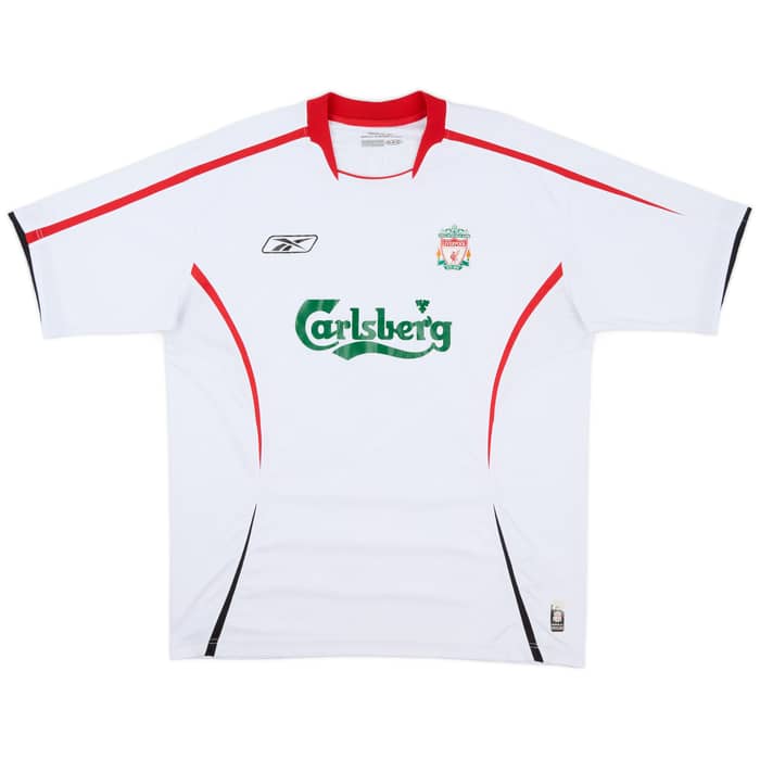 2005-06 Liverpool Away Shirt Gerrard #8 - 6/10 - (L)