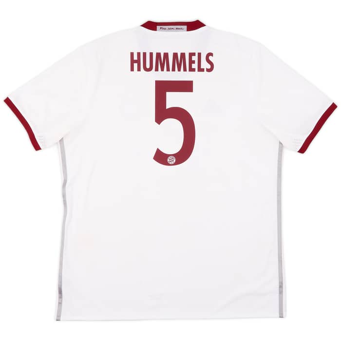 2016-17 Bayern Munich Third Shirt Hummels #5 - 6/10 - (XL)