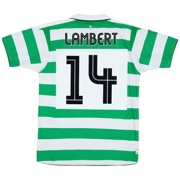 2004-05 Celtic Home Shirt Lambert #14 - 8/10 - (M)