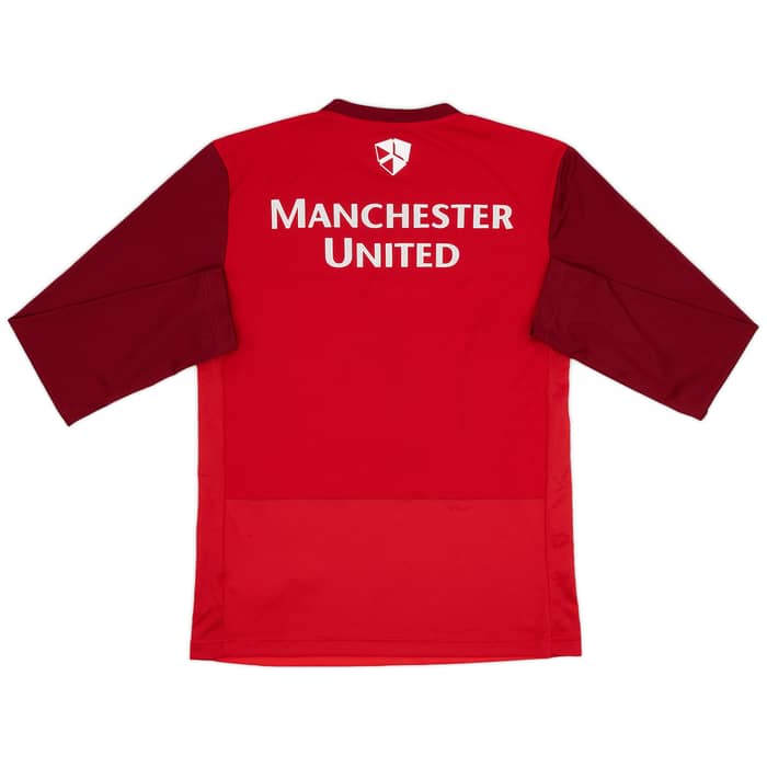 2011-12 Manchester United Nike Training L/S Shirt - 9/10 - (M)