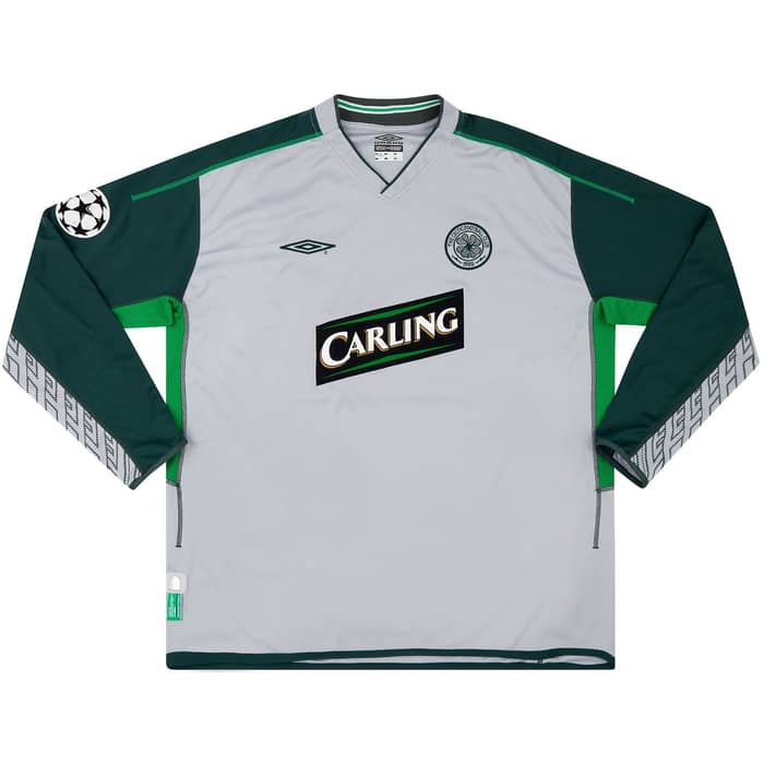 2003-05 Celtic Match Issue Champions League GK Shirt Marshall #22