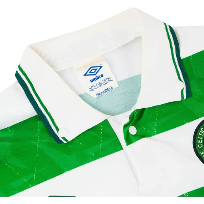 1989-91 Celtic Home Shirt - 8/10 - (L)