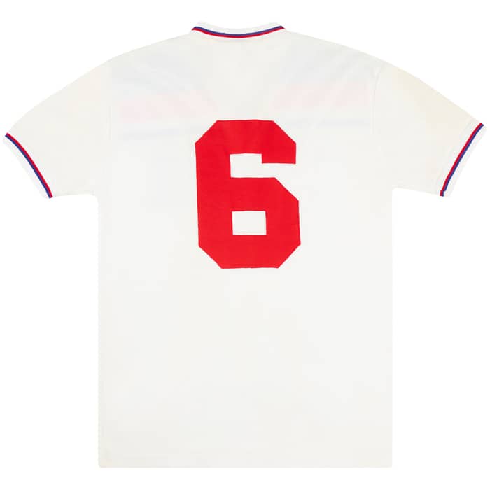 1980 England U-18 Match Issue Home Shirt #6 (Webb)