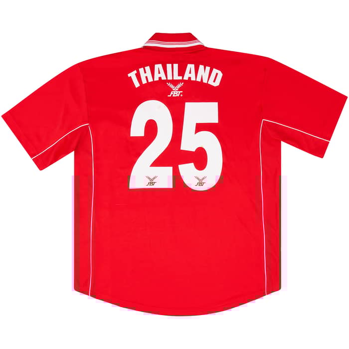 2002 Thailand U-23 Match Issue Home Shirt #25 (v PSV)