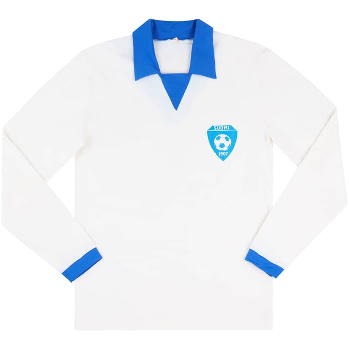1976 Finland Match Worn Home L/S Shirt #4 (Tolsa) v England