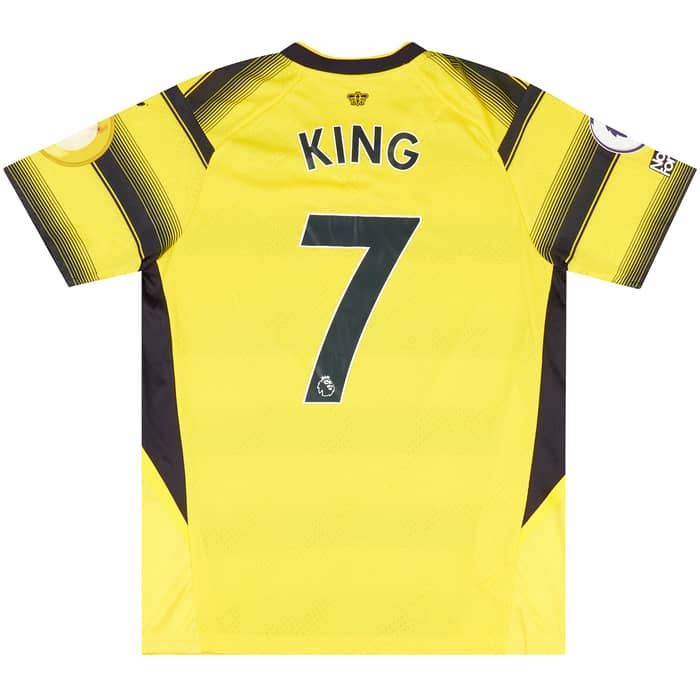 2021-22 Watford Match Issue Home Shirt King #7