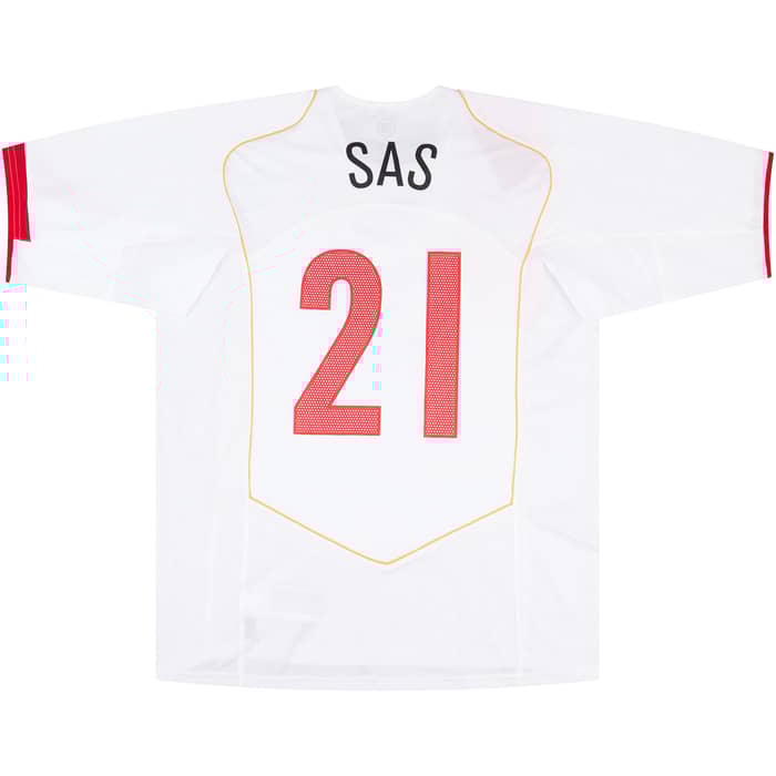 2004-05 Turkey Match Issue Home Shirt Sas #21