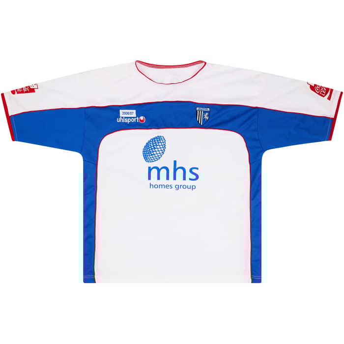 2006-07 Gillingham Match Issue Away Shirt Cox #6