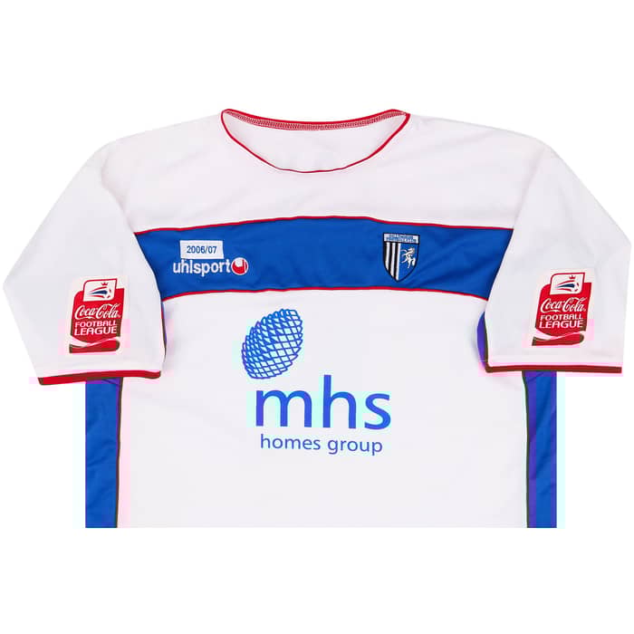 2006-07 Gillingham Match Issue Away Shirt Cox #6