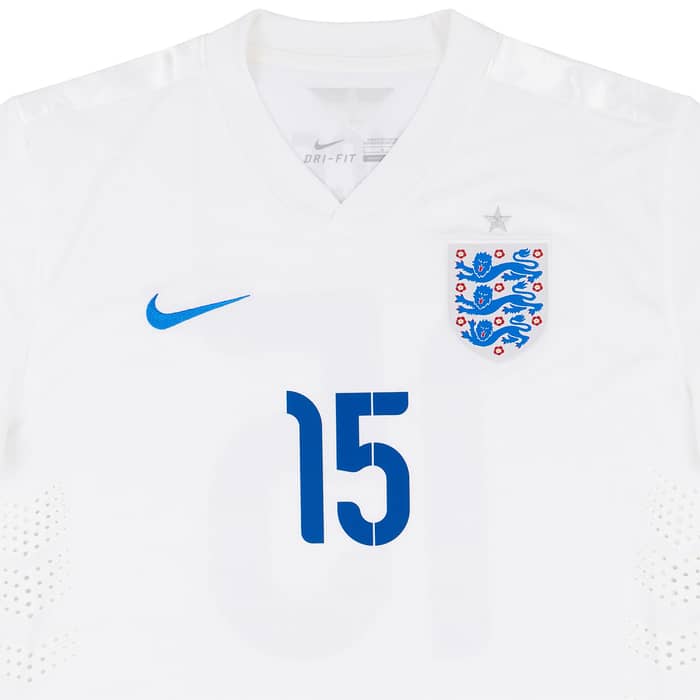 2014 England U-21 Match Issue Home Shirt Ince #15