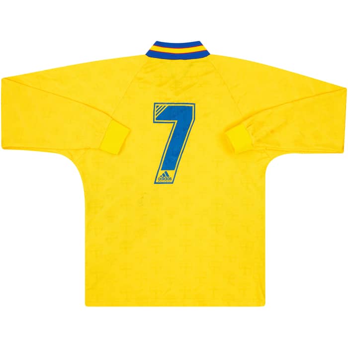 1994-96 Sweden Match Issue Home L/S Shirt #7 (Mild)