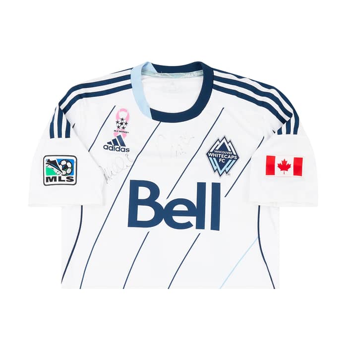 2013 Vancouver Whitecaps Match Issue Home Shirt Davidson #27