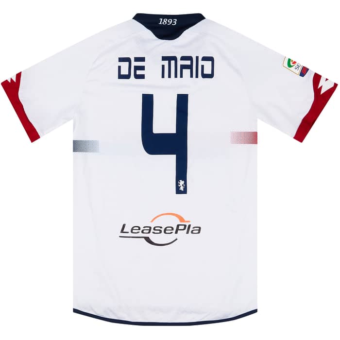 2015-16 Genoa Match Issue Away Shirt De Maio #4