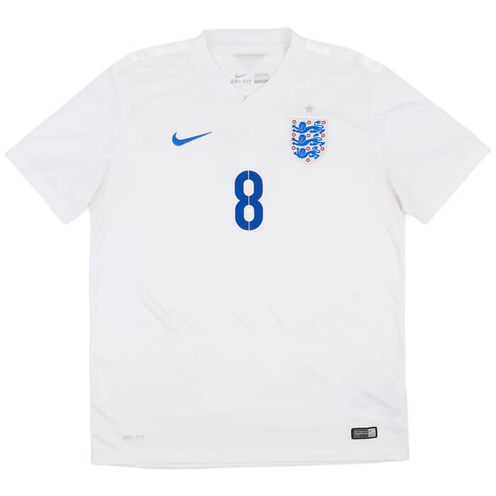 2014-15 England Home Shirt Lampard #8 - 7/10 - (L)