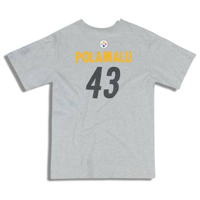 2010 Pittsburgh Steelers Polamalu #43 Tee Y