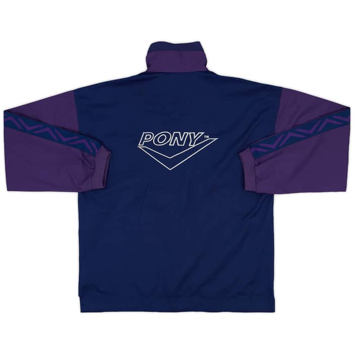 1995-97 Tottenham Pony 1/4 Zip Track Jacket - 9/10 - (M)