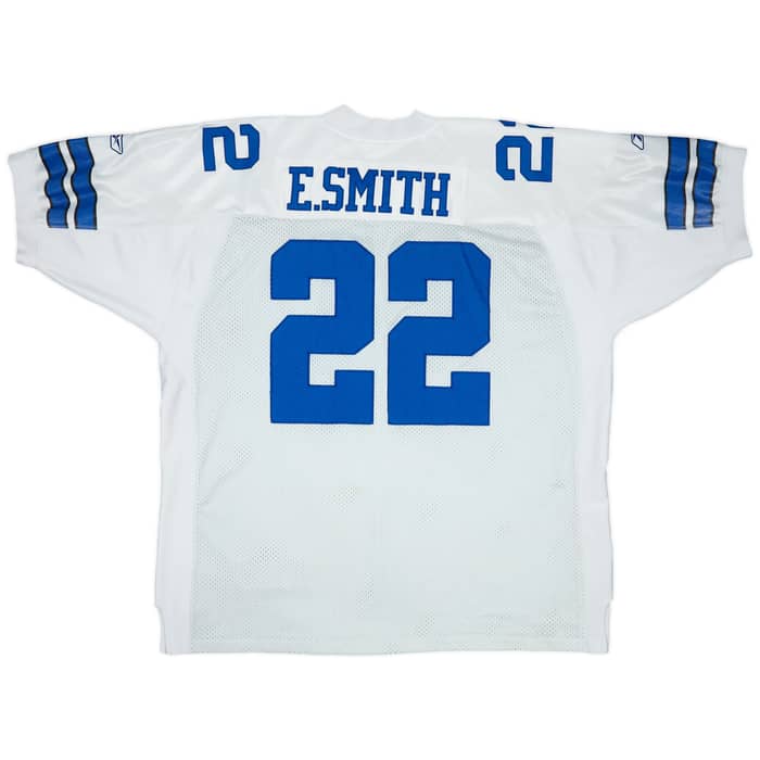 2002 Dallas Cowboys E.Smith #22 Reebok Authentic Away Jersey - 6/10 - (3XL)