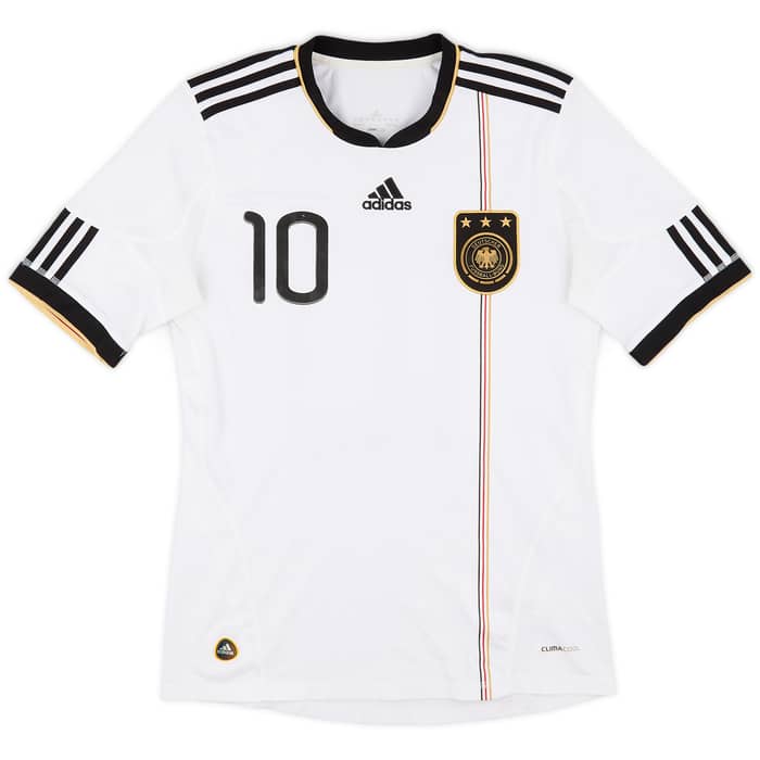 2010-11 Germany Home Shirt Podolski #10 - 6/10 - (S)