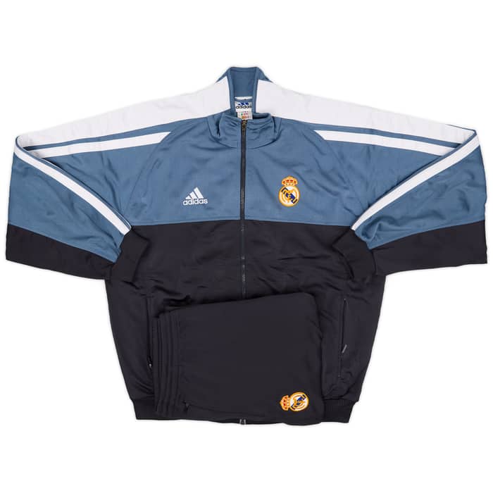 2001-02 Real Madrid adidas Tracksuit - 8/10 - (L)