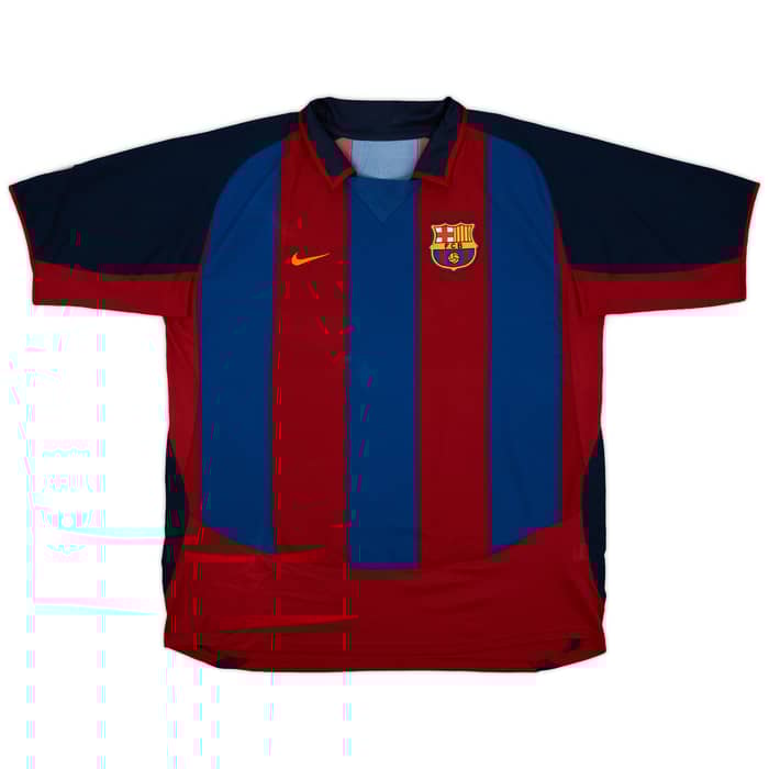 2003-04 Barcelona Home Shirt Xavi #6 - 5/10 - (XL)