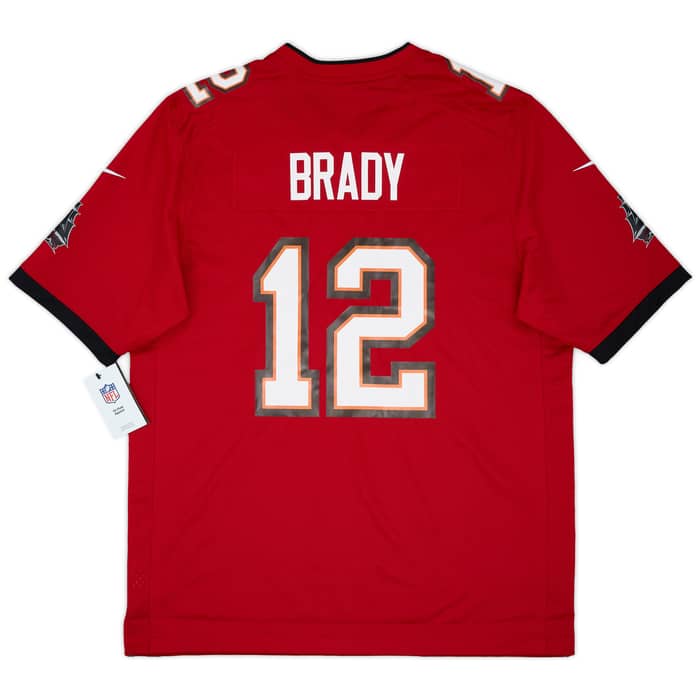 2020-22 Tampa Bay Buccaneers Brady #12 Nike Game Home Jersey (L)