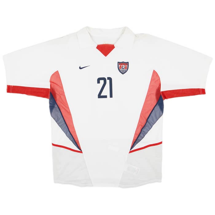 2002-03 USA Authentic Home Shirt Donovan #21 - 8/10 - (M)