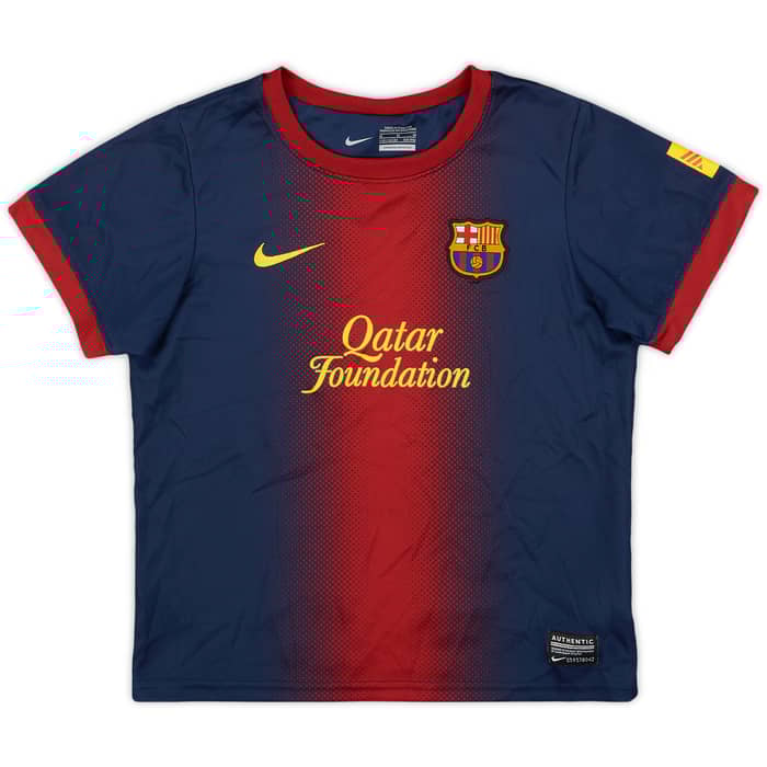 2012-13 Barcelona Home Shirt - 9/10 - (5-6 Years)