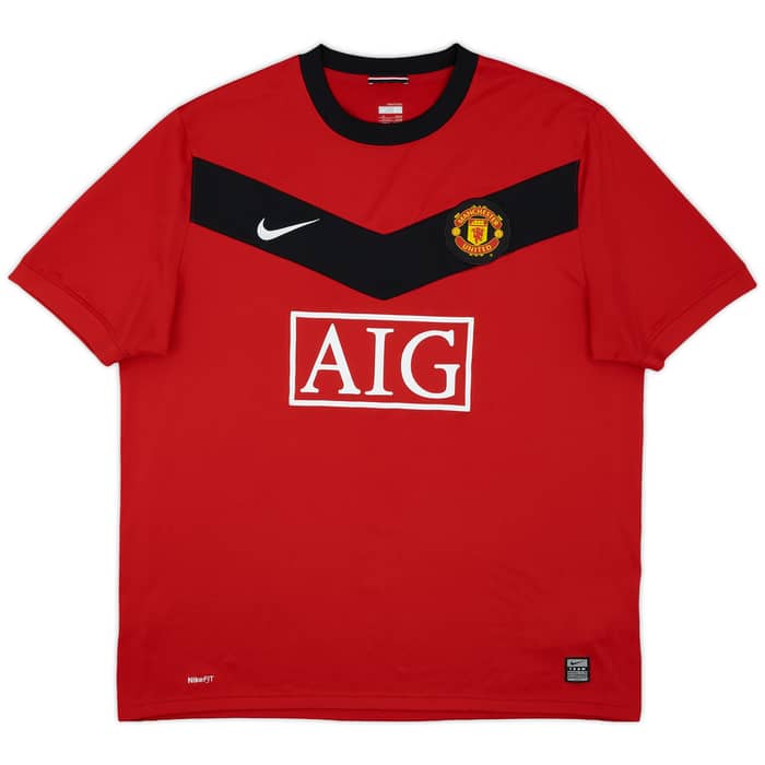 2009-10 Manchester United Home Shirt Ferdinand #5 - 6/10 - (XL)