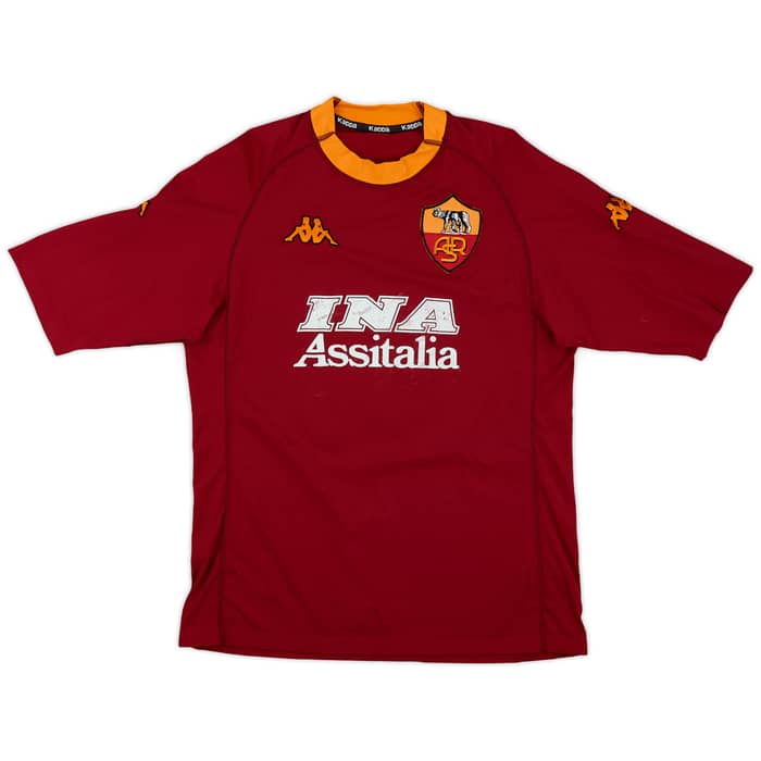 2000-01 Roma Home Shirt Totti #10 - 5/10 - (XXL)