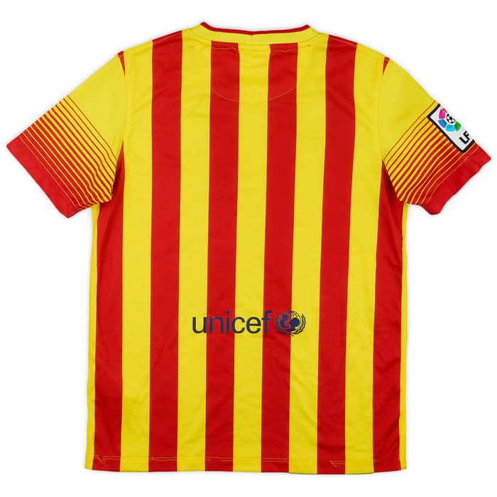 2013-15 Barcelona Away Shirt - 7/10 - (L.Boys)