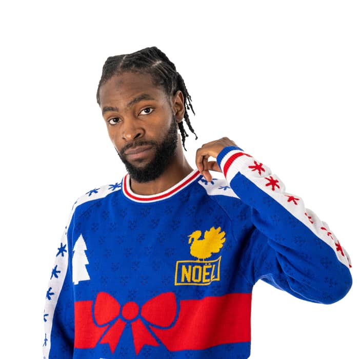 France Zidane #10 Noël Christmas Jumper