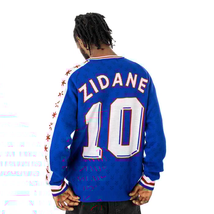 France Zidane #10 Noël Christmas Jumper