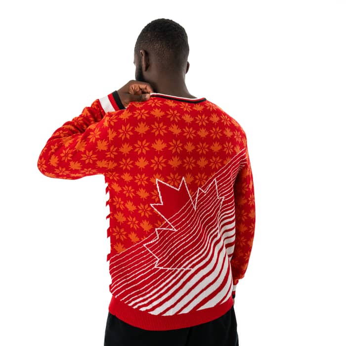 Canada Santa Christmas Jumper