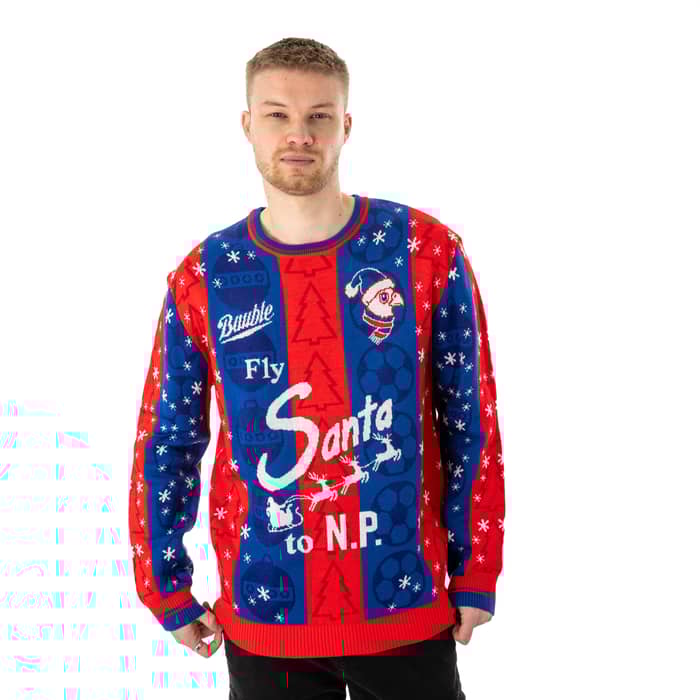 Fly Santa Christmas Jumper
