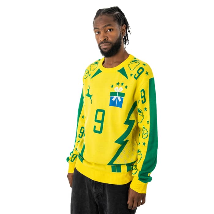 Brazil Ronaldo #9 2002 Christmas Jumper