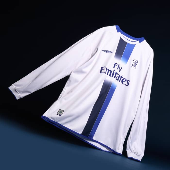 2003-05 Chelsea Away L/S Shirt Drogba #15 - 8/10 - (XXL)