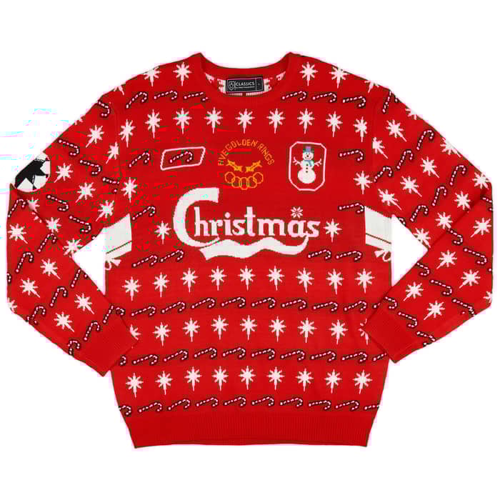 Gerrard #8 Five Gold Rings Christmas Jumper