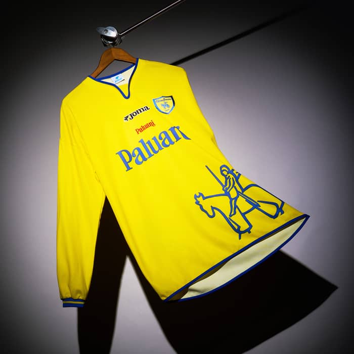2001-02 Chievo Vérone Maillot Domicile ML Corradi #9 - 8/10 - (M)