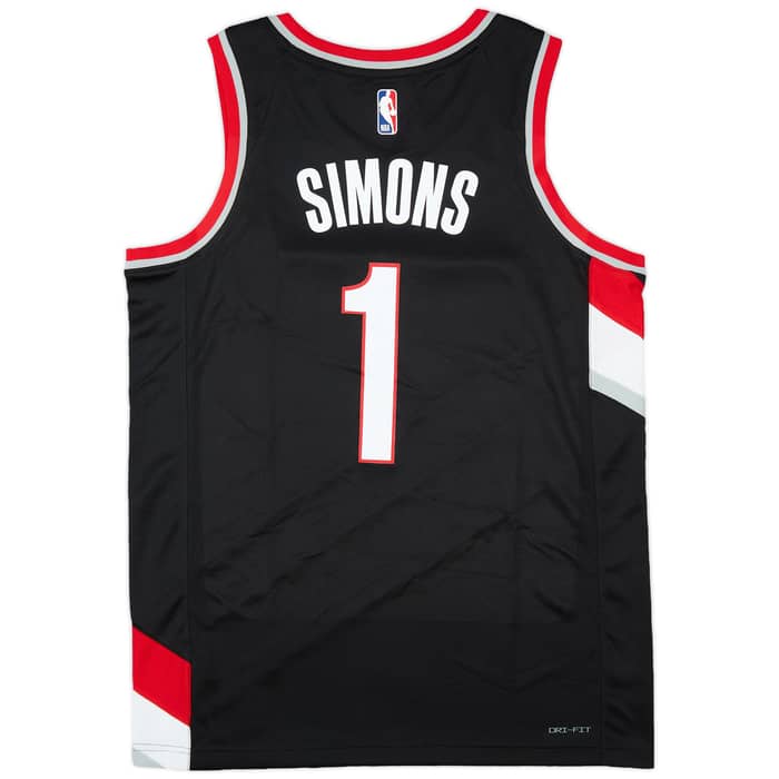 2018-24 Portland Trail Blazers Simons #1 Nike Swingman Away Jersey (M)
