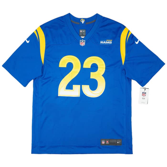 2020-21 LA Rams Akers #23 Nike Game Home Jersey (L)